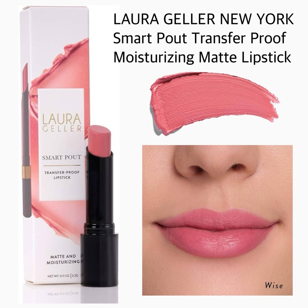 LAURA GELLER NEW YORK Smart Pout Transfer Proof Matte Lipstick - Wise